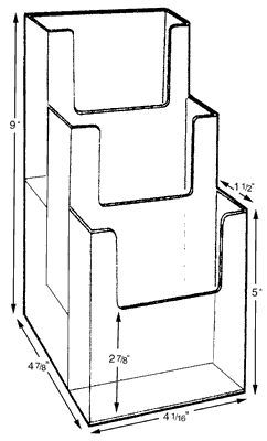 3-Pocket Brochure Holder