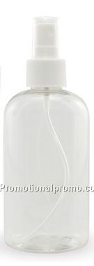 8oz Clear Boston Round Spray Bottle