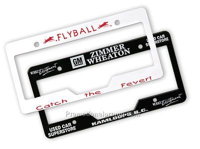 License plate frame