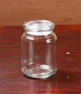 glass storage jar with glass lid
  
   
     
    