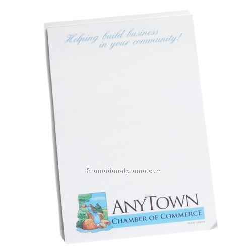 3M Note Pad - 4" x 6",  25 Sheets, Sticky