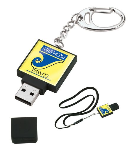 128MB Square USB Drive