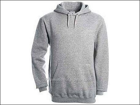 B&C Hooded Heather Grey