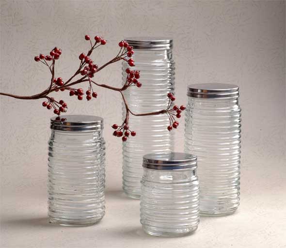 storage jar set with metal lid
  
   
     
    