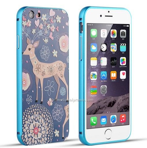 High quality bumper case for iphone 6 6plus, bumper back cover PC case for iphone