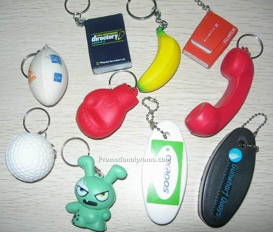 PU Key Chain stress ball