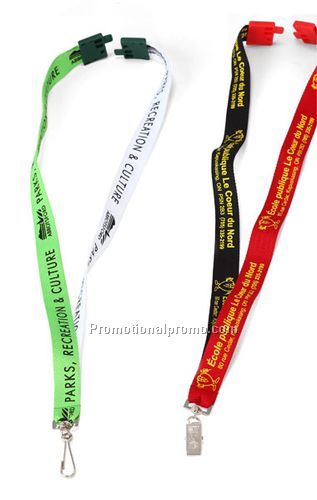 1/2 & 1/2 lanyards - 1/2"