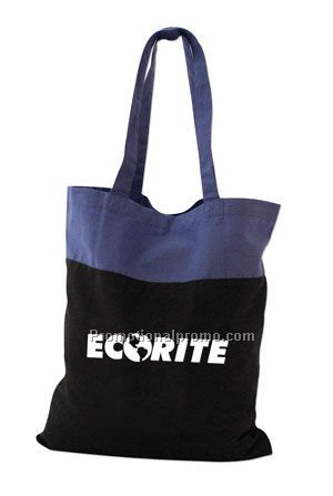 2 Tone Valuet Tote - Black/Royal