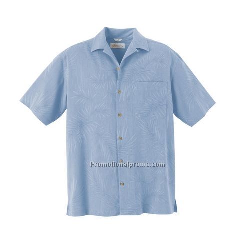 MEN'S SILK LARGE JACQUARD SHIRT